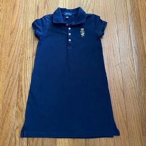 Ralph Lauren Pique Embroidered Polo Bear Dress